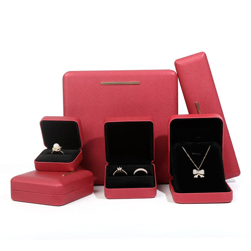 Luxury PU Leather Jewelry Box