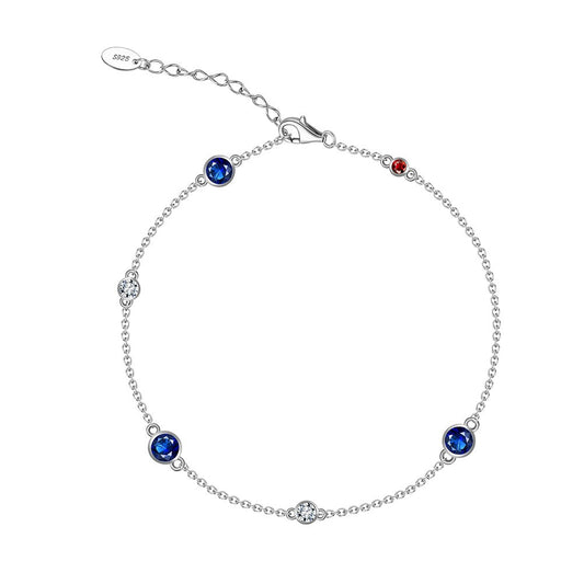 925 Sterling Silver Zircon Fashion Bracelet