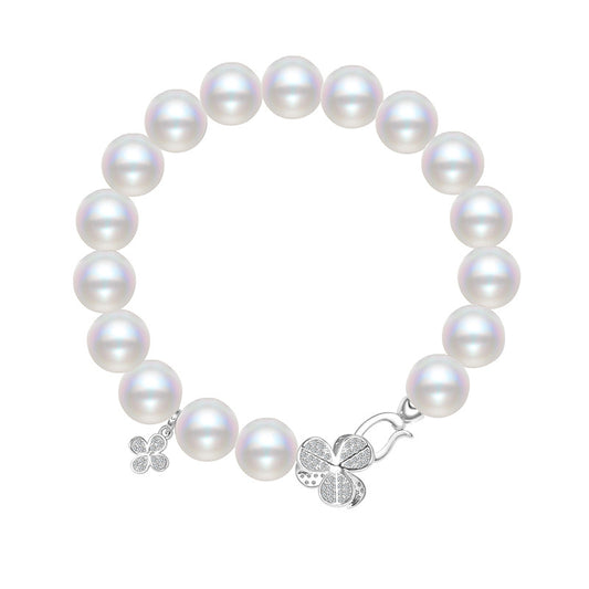 925 Sterling Silver Pearl Fashion Bracelet