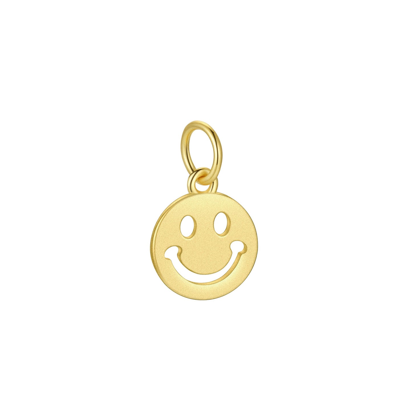 925 Sterling Silver Charm Smile Face For Jewelry DIY