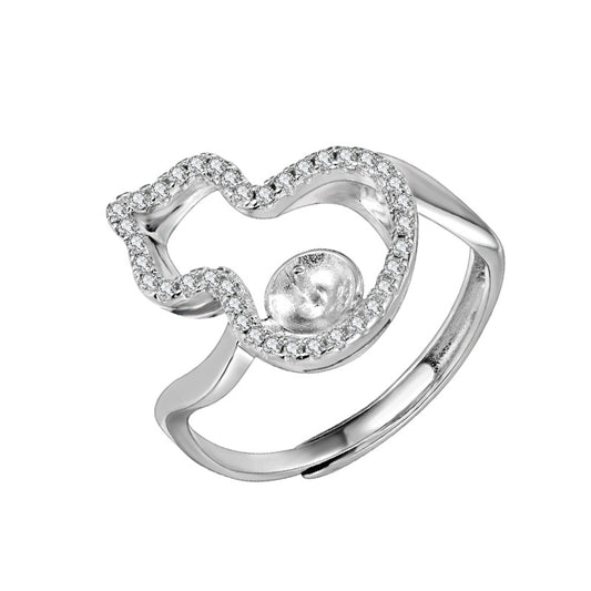 925 Silver Ring mountings for Pearl