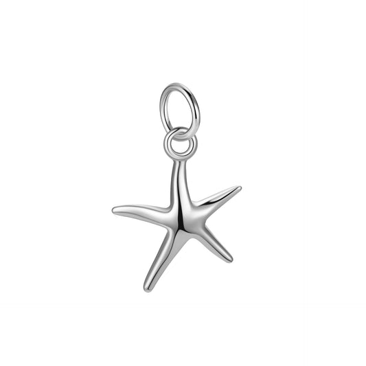 925 Sterling Silver Charm Star For Jewelry DIY