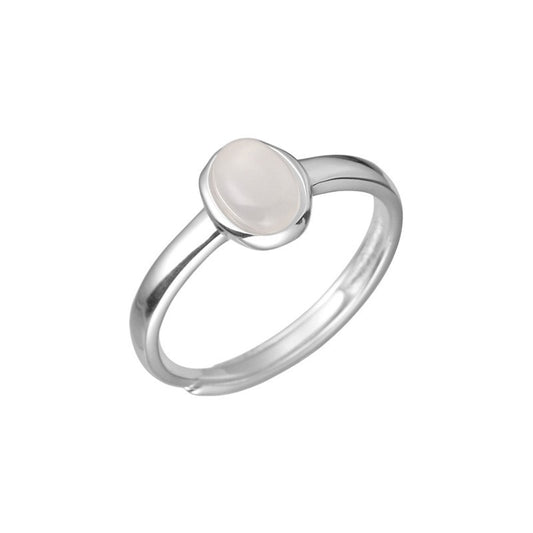 925 Sterling Silver Nature Stone Fashion Ring