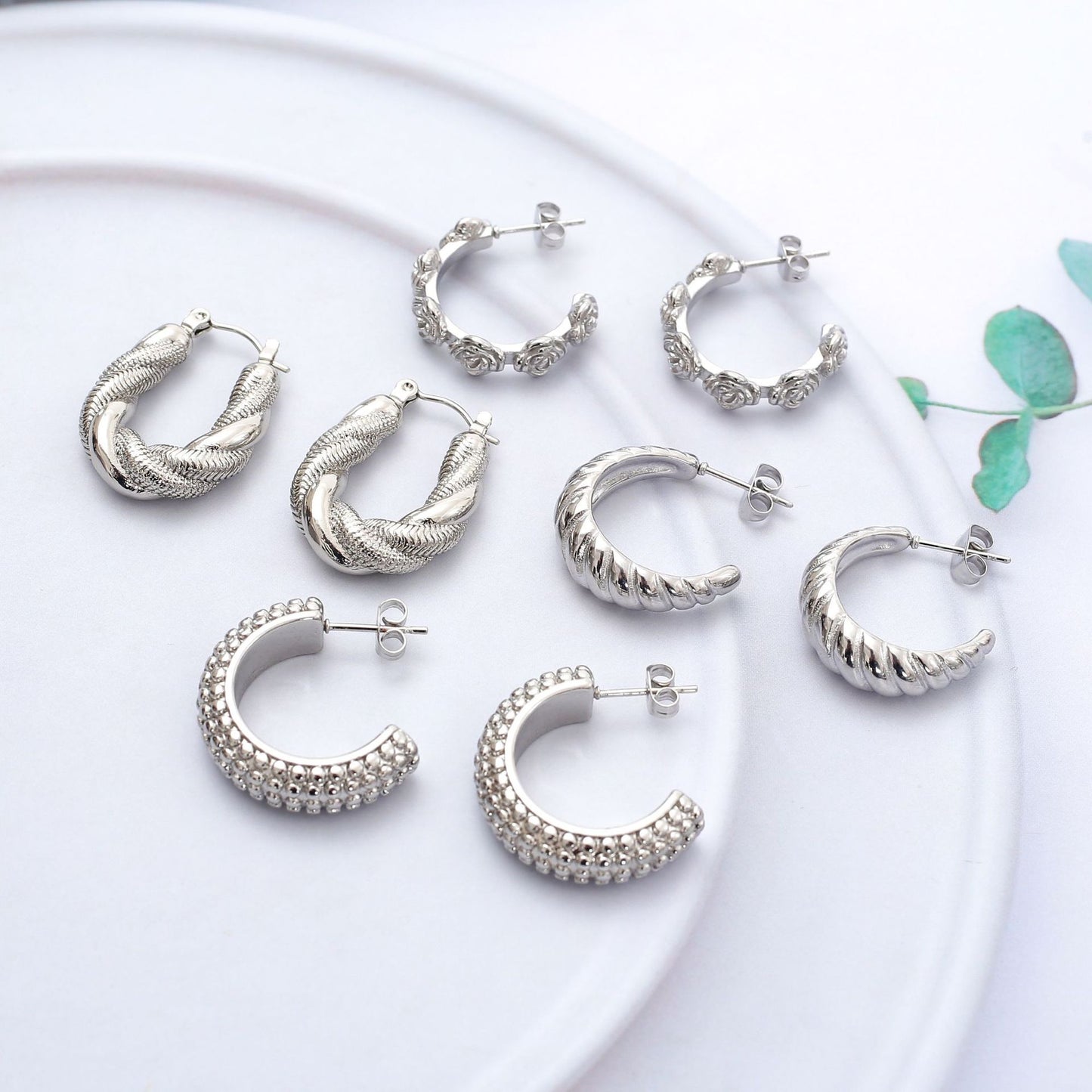 Stainless Steel Jewelry Fashion Earrings