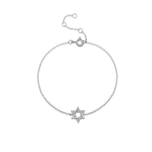 925 Sterling Silver Star Fashion Bracelet