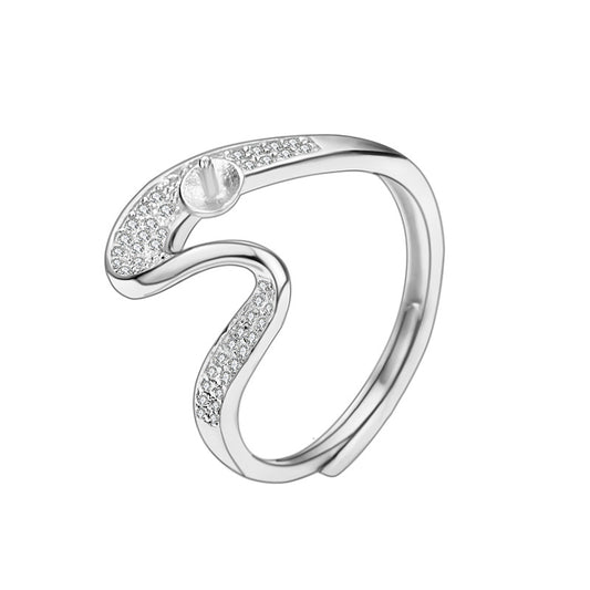 925 Silver Ring mountings for Pearl