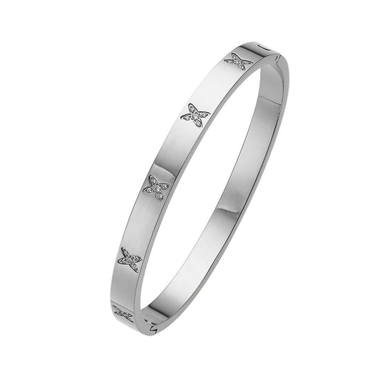 Stainless Steel Minimalist Fashion Bangle