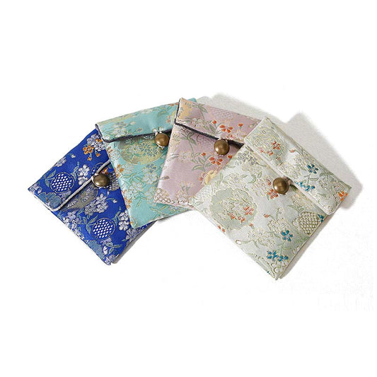 Customized Vintage Embroidered Jewelry Pouch
