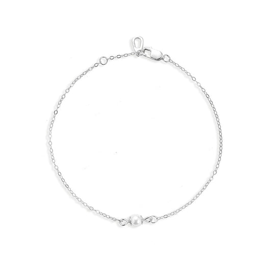 925 Sterling Silver Pearl Fashion Bracelet