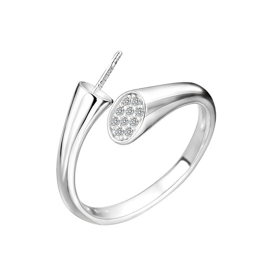 925 Silver Ring mountings for Pearl