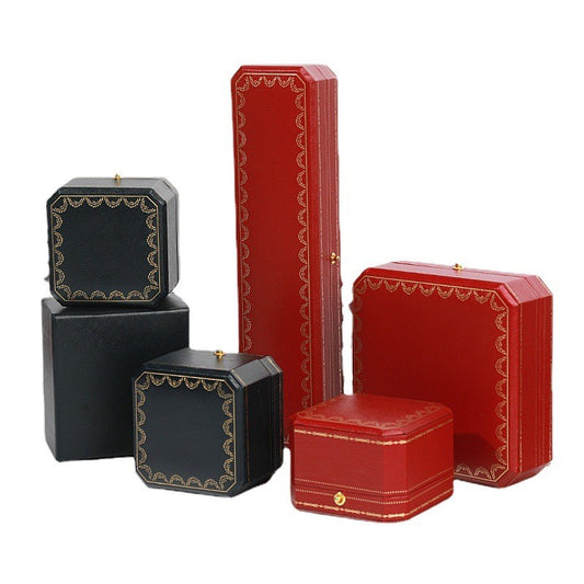 Luxury Jewelry Box For Gift Packaging Customized with Engraved Name or Logo