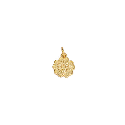 925 Sterling Silver Charm Flower Pendant For Jewelry DIY