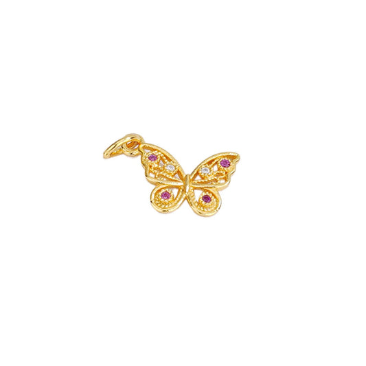 925 Sterling Silver Charm Butterfly Pendant For Jewelry DIY