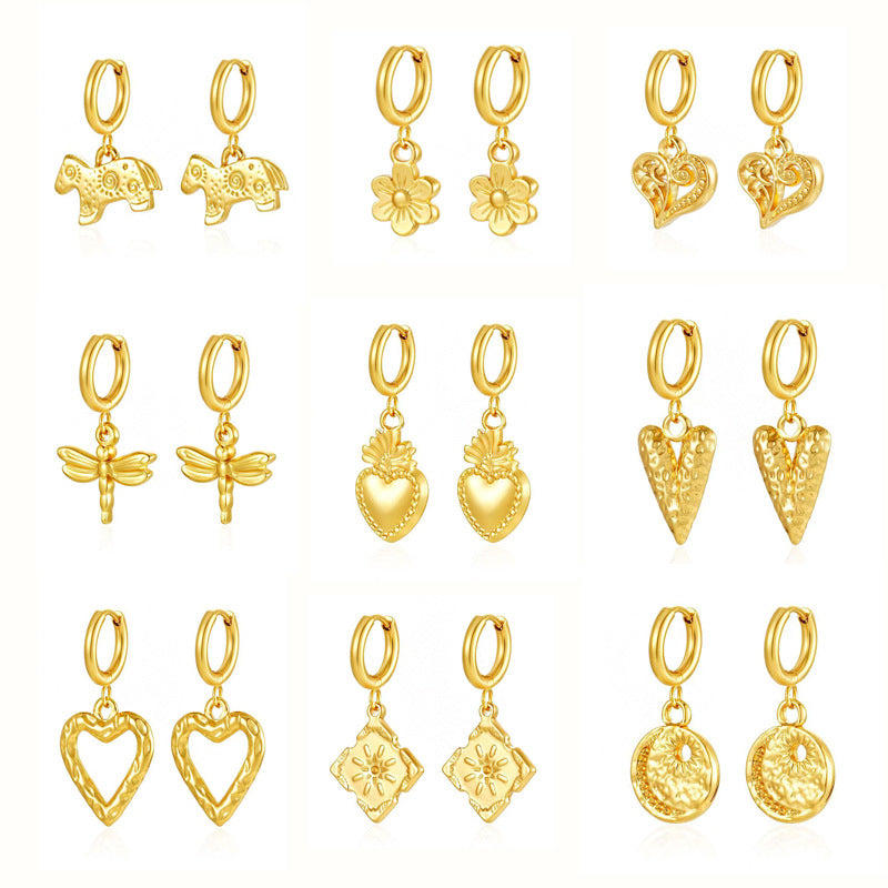 Stainless Steel Jewelry Fashion Earrings