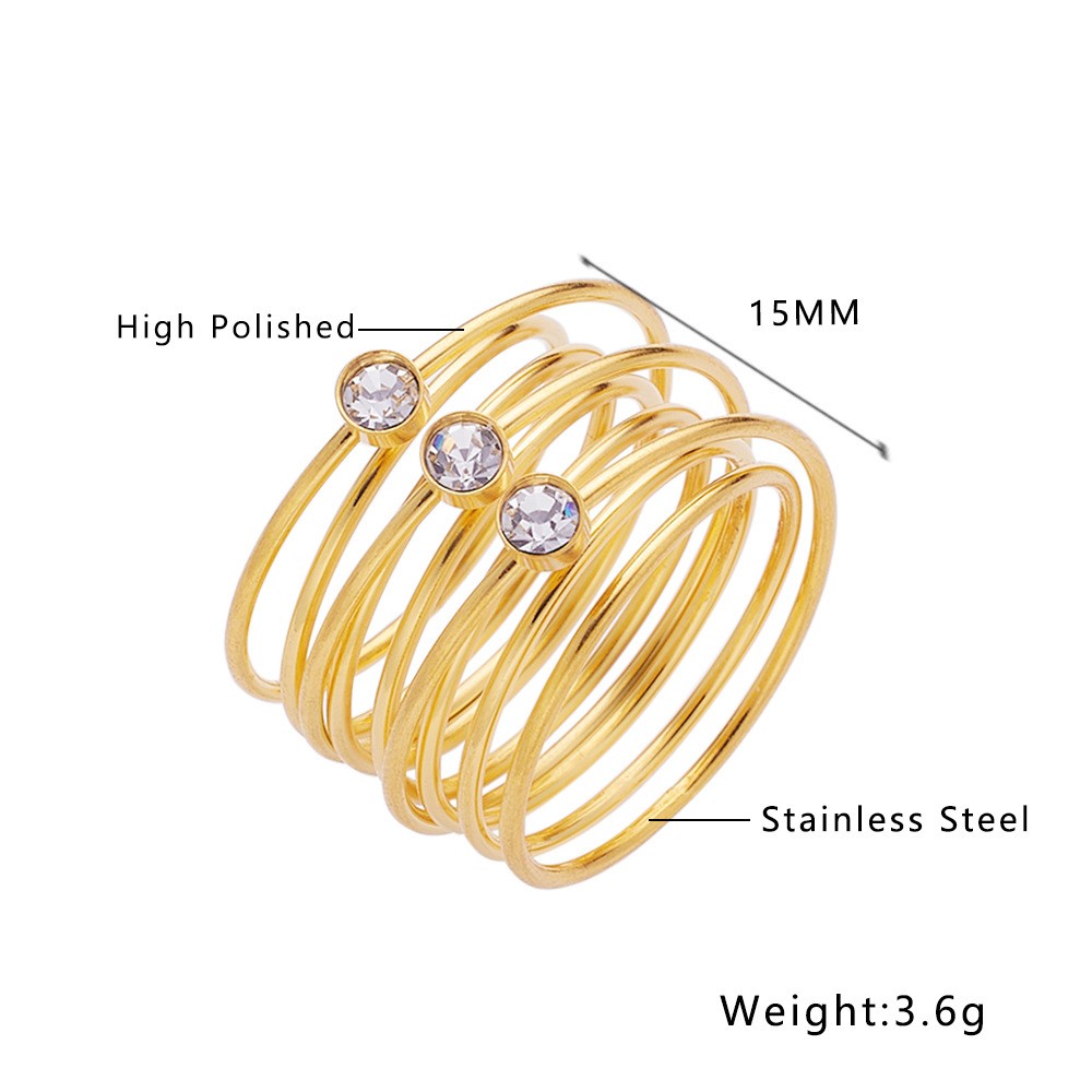 Stainless Steel Unique Fashion Ring