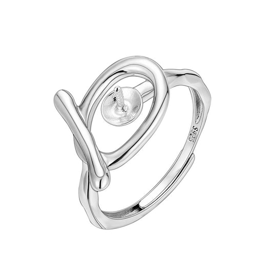 925 Silver Ring mountings for Pearl