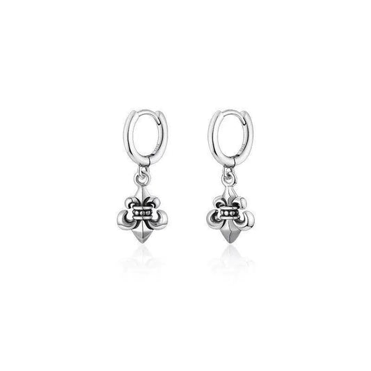 925 Sterling Silver Cross Earrings