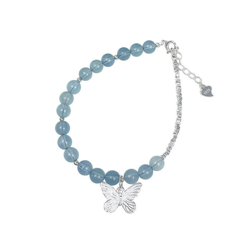 925 Sterling Silver Nature Stone Fashion Bracelet