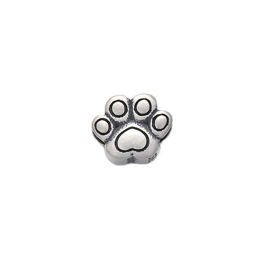 925 Sterling Silver Vintage Paw Charm For Jewelry DIY