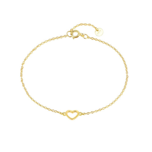 925 Sterling Silver Heart Fashion Bracelet