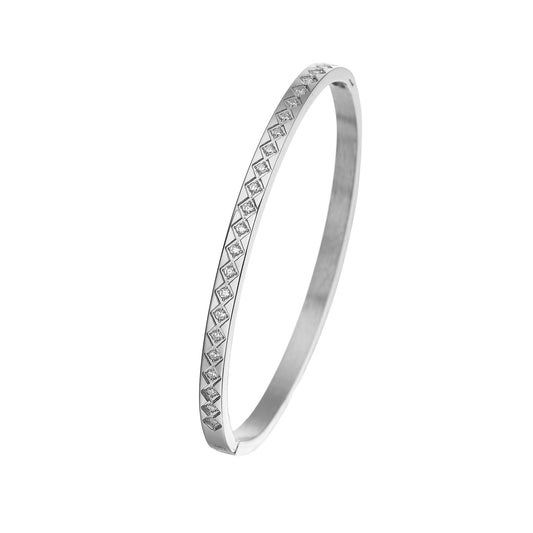 Stainless Steel Minimalist Fashion Bangle