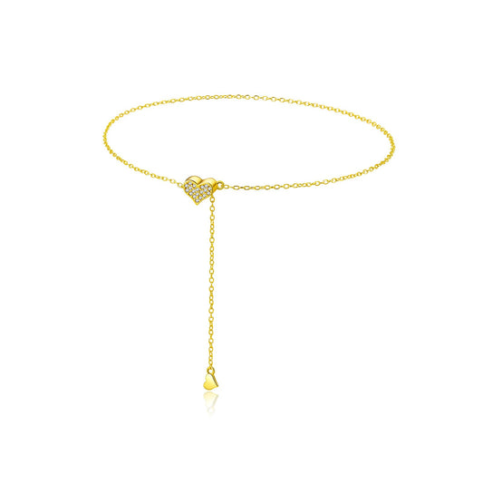 925 Sterling Silver Heart Fashion Bracelet