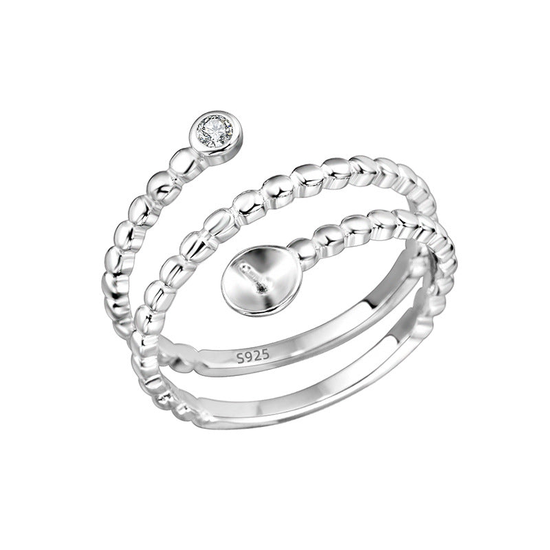 925 Silver Ring mountings for Pearl