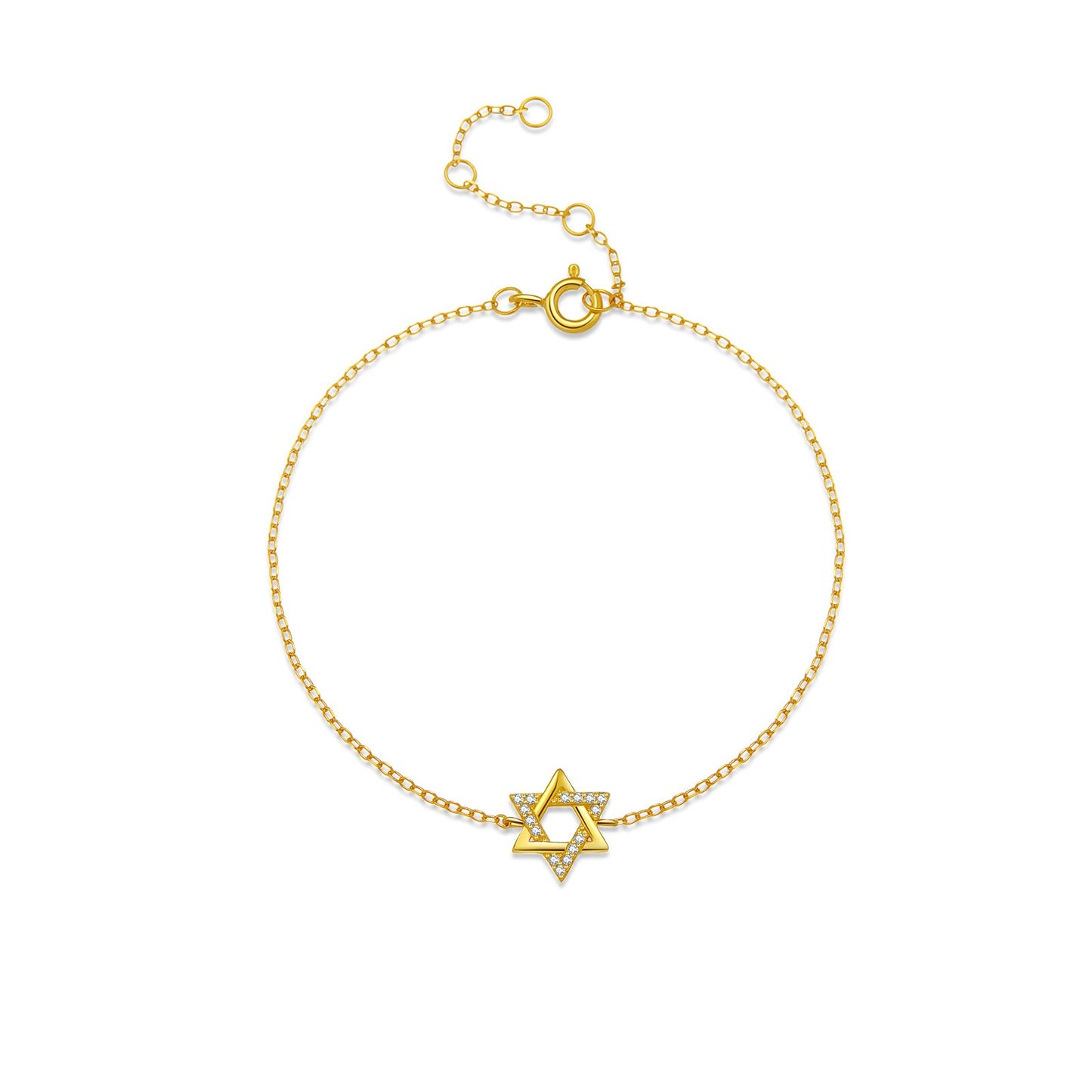 925 Sterling Silver Star Fashion Bracelet