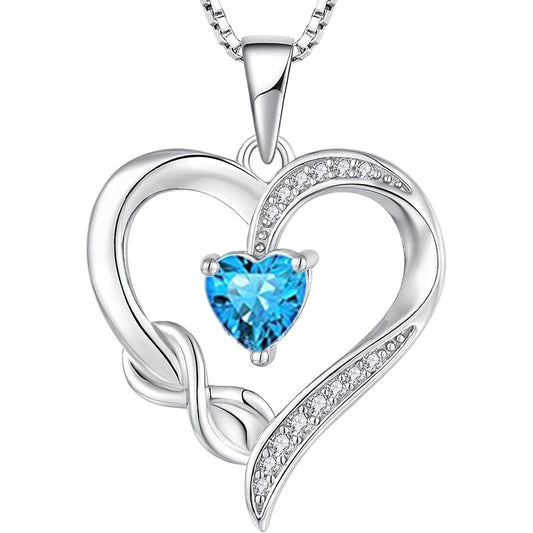 925 Sterling Silver Infinity Fashion Necklace
