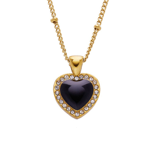 Stainless Steel Heart Fashion Necklace
