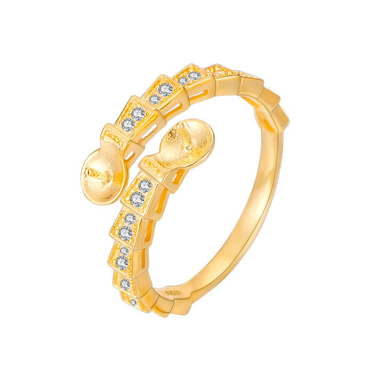 925 Silver Ring mountings for Pearl