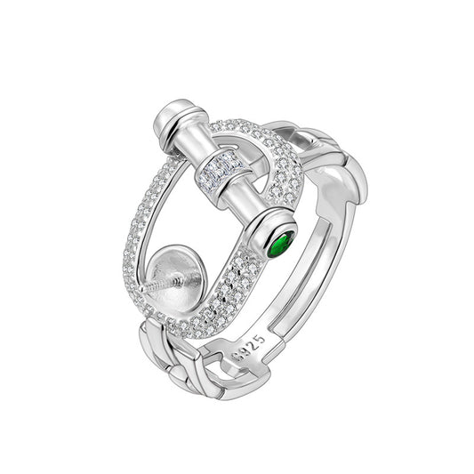 925 Silver Ring mountings for Pearl