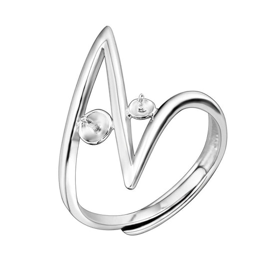 925 Silver Ring mountings for Pearl