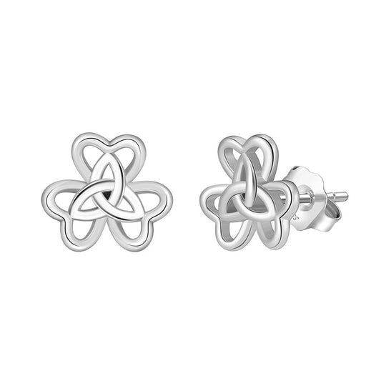 925 Sterling Silver Celtic Earrings
