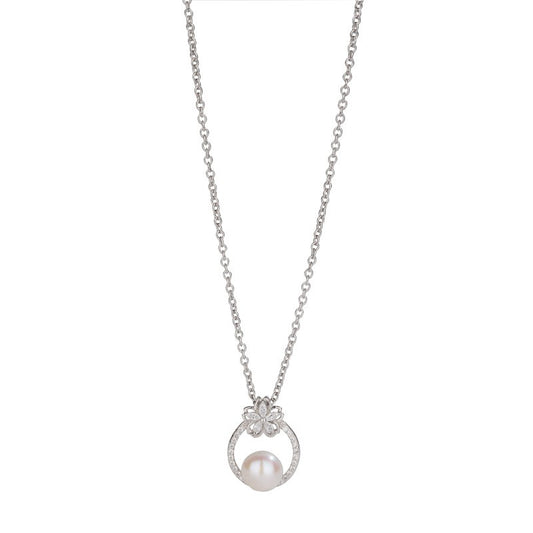 925 Sterling Silver Pearl Fashion Necklace