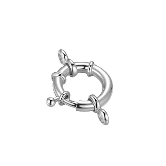 925 Sterling Silver Spring Clasp 10mm 12mm 14mm 15mm For Jewelry DIY