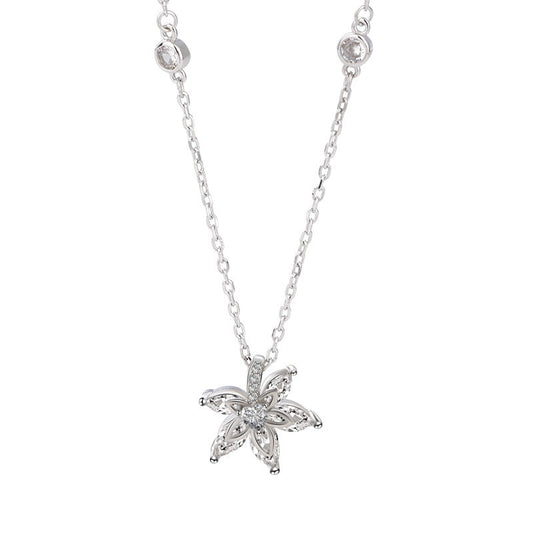 925 Sterling Silver Mapel Pendant Necklace
