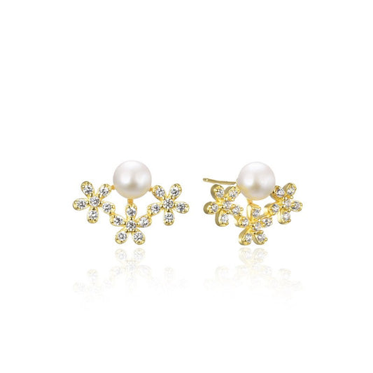 925 Sterling Silver Pearl Earrings