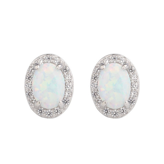925 Sterling Silver Moonstone Earrings