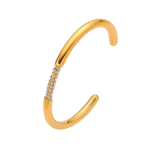 Stainless Steel Minimalist Fashion Bangle