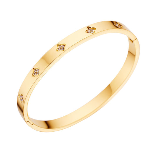 Stainless Steel Minimalist Fashion Bangle