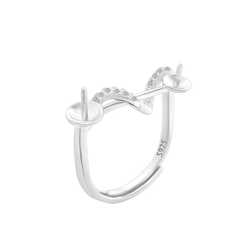 925 Silver Ring mountings for Pearl