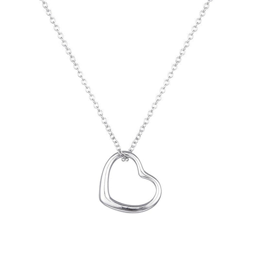 925 Sterling Silver Heart Necklace