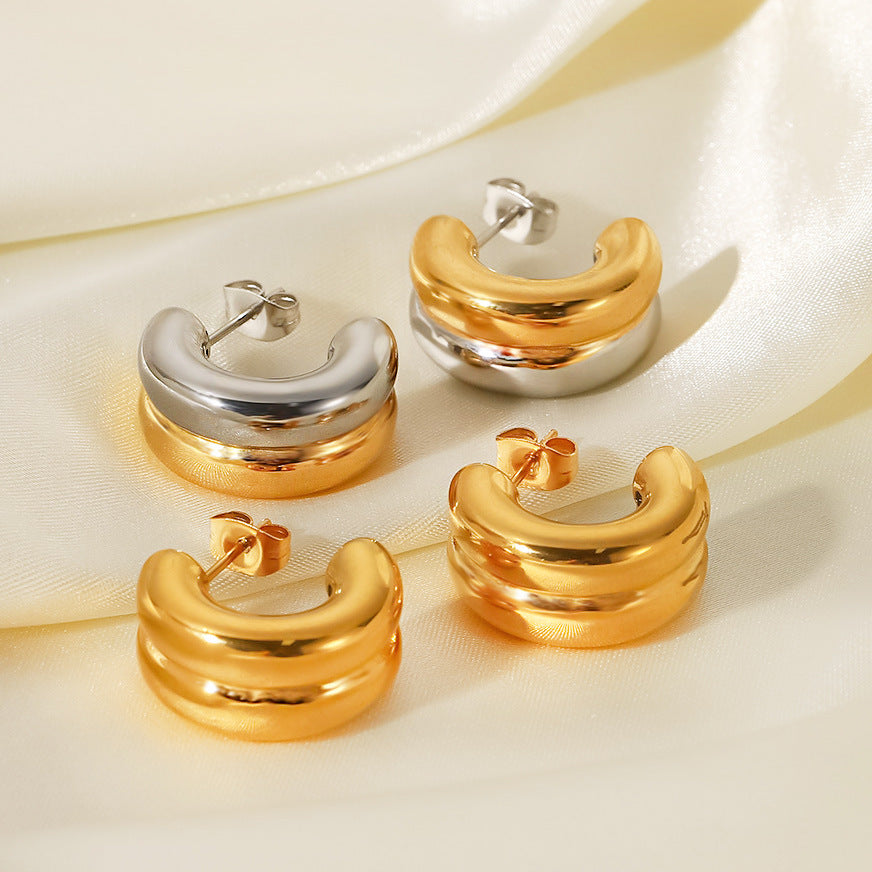 Stainless Steel Jewelry Fashion Earrings