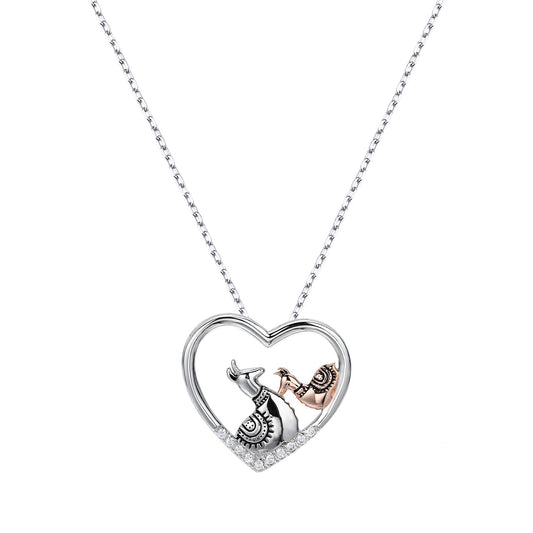 925 Sterling Silver Heart Necklace