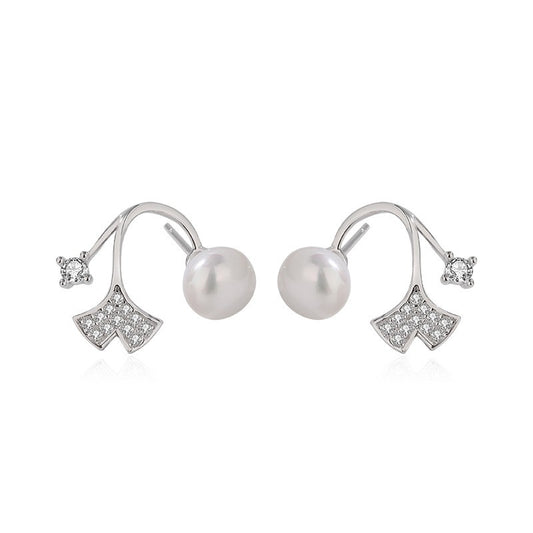 925 Sterling Silver Pearl Earrings