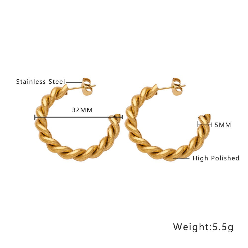 Stainless Steel Fashion Earrings