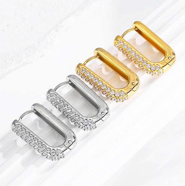 Stainless Steel Jewelry Fashion Earrings