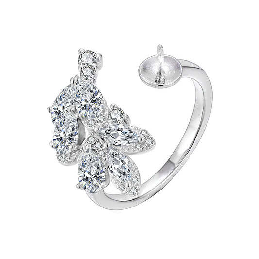 925 Silver Ring mountings for Pearl