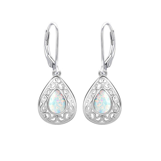 925 Sterling Silver Moonstone Earrings